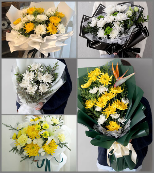 河南郑州金水区凤凰台街道白事花束代送